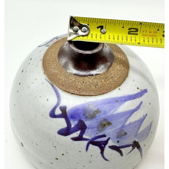 Vintage Handmade Studio Art Pottery Vase by Jim Sockwell of NC - Picture 10 of 10